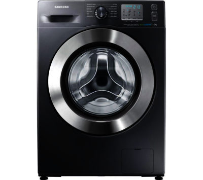 SAMSUNG  ecobubble WF70F5EDW4X Washing Machine - Graphite